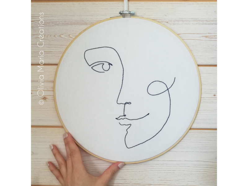 Déco d'intérieur en Broderie