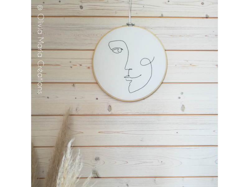 Déco d'intérieur en Broderie