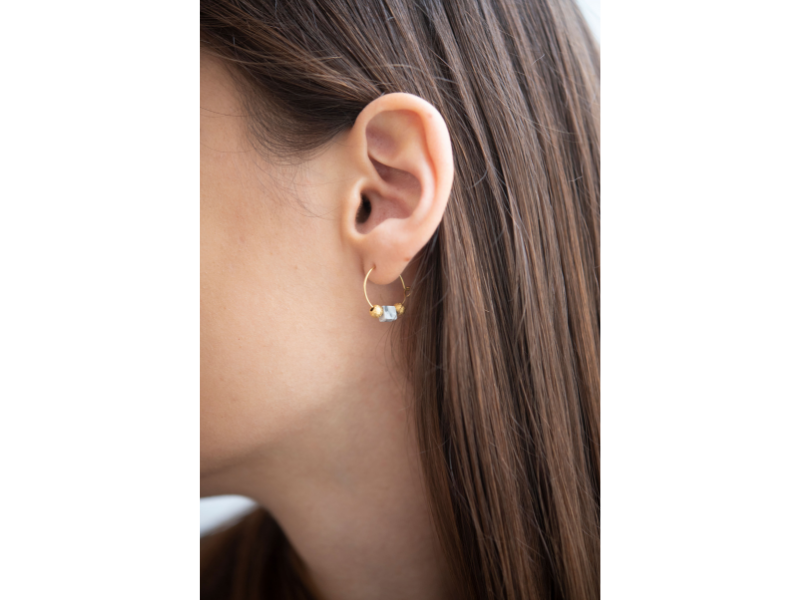 Boucles d'oreilles mini-créoles