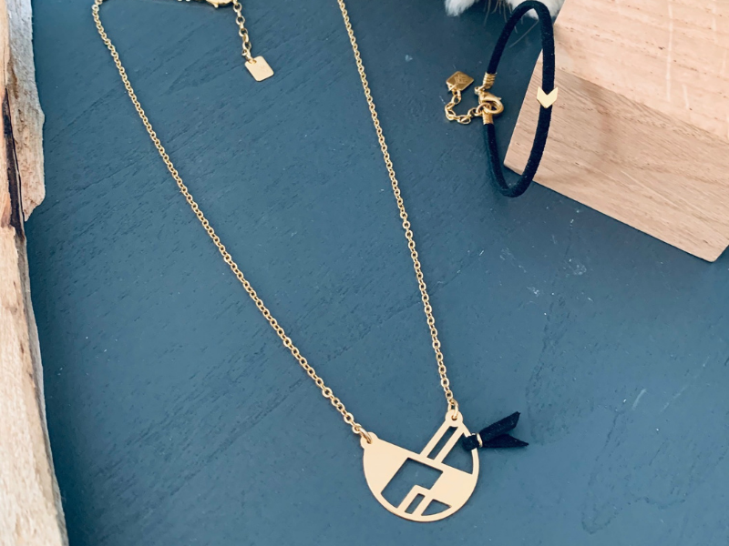 Collier ras de cou et bracelet Ella