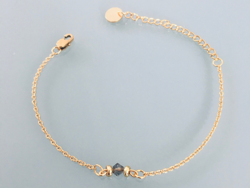 Ensemble de bracelets avec pierres Swarovski