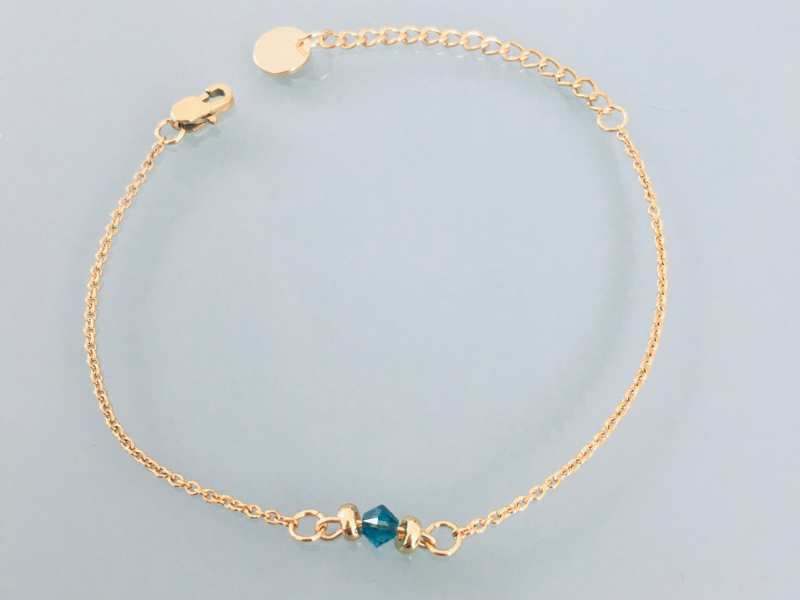 Ensemble de bracelets avec pierres Swarovski