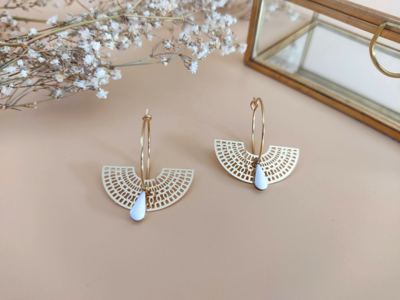 Boucles d'oreilles La Lunaire