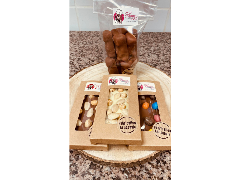 Les petits gourmands au chocolat : oursons et tablettes
