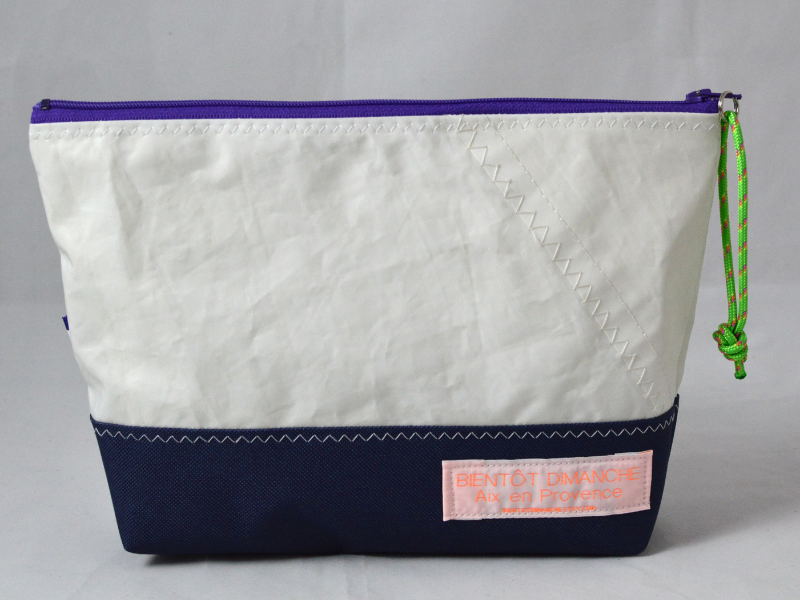 Pochette en voile recyclée